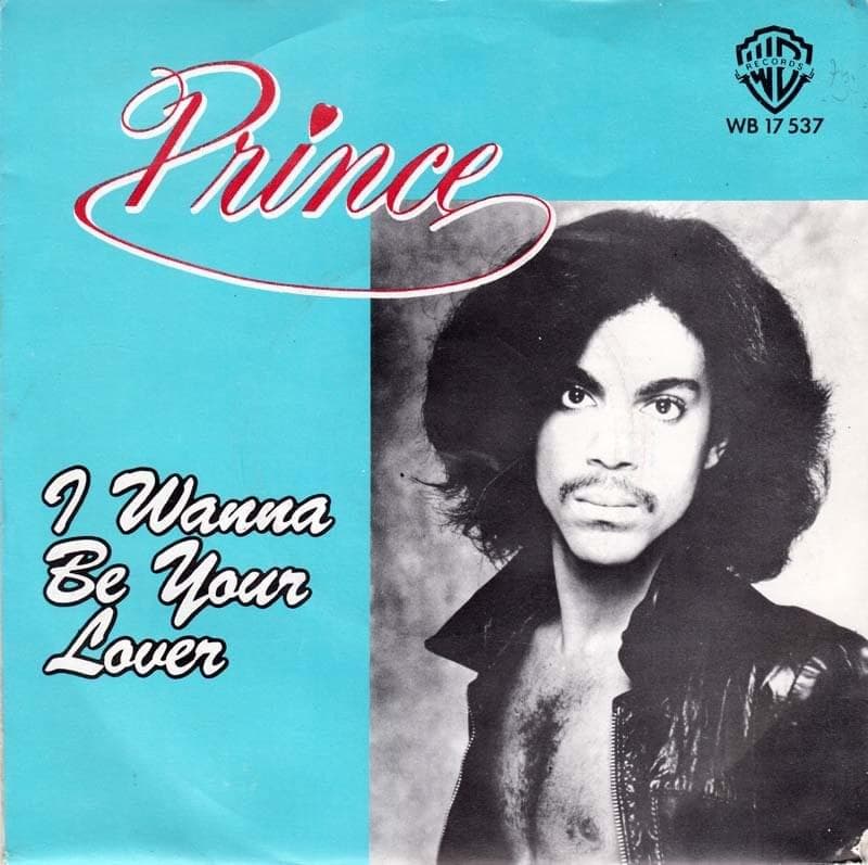 Album cover art for "I Wanna Be Your Lover" by Prince