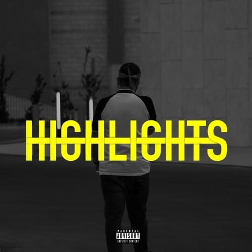 Album cover art for "Highlights" by H U S S E I N - B & Khaled Khuja