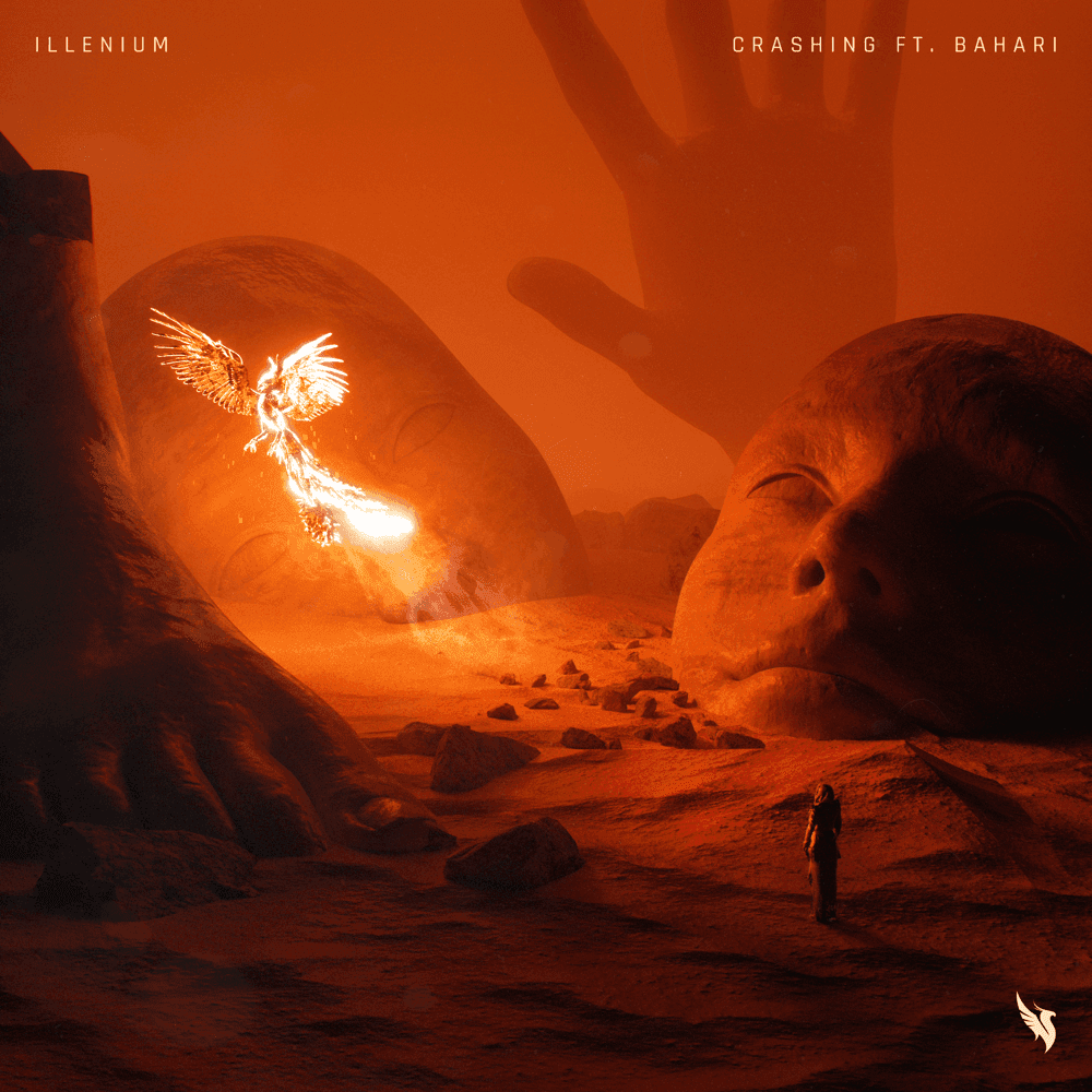 Album cover art for "Crashing" by ILLENIUM & Bahari