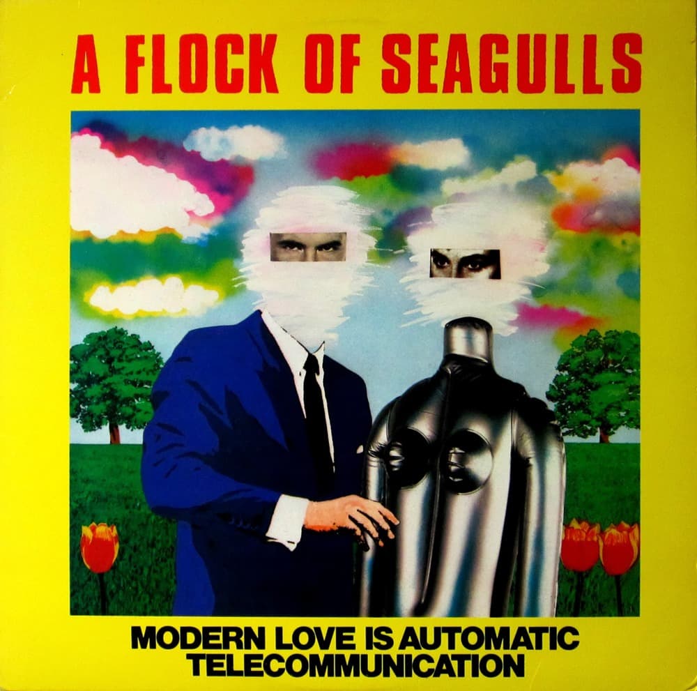 Album cover art for "Modern Love Is Automatic" by A Flock of Seagulls