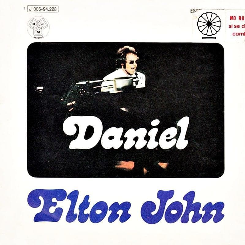 Album cover art for "Daniel" by Elton John
