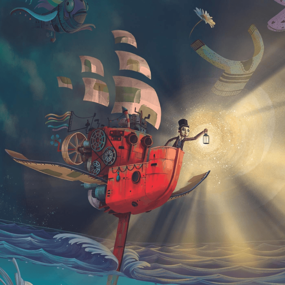 Album cover art for "Almaflor" by O Teatro Mágico