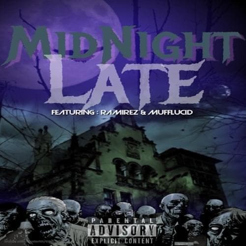 Album cover art for "MidNight Late" by G Lucid & Ramirez
