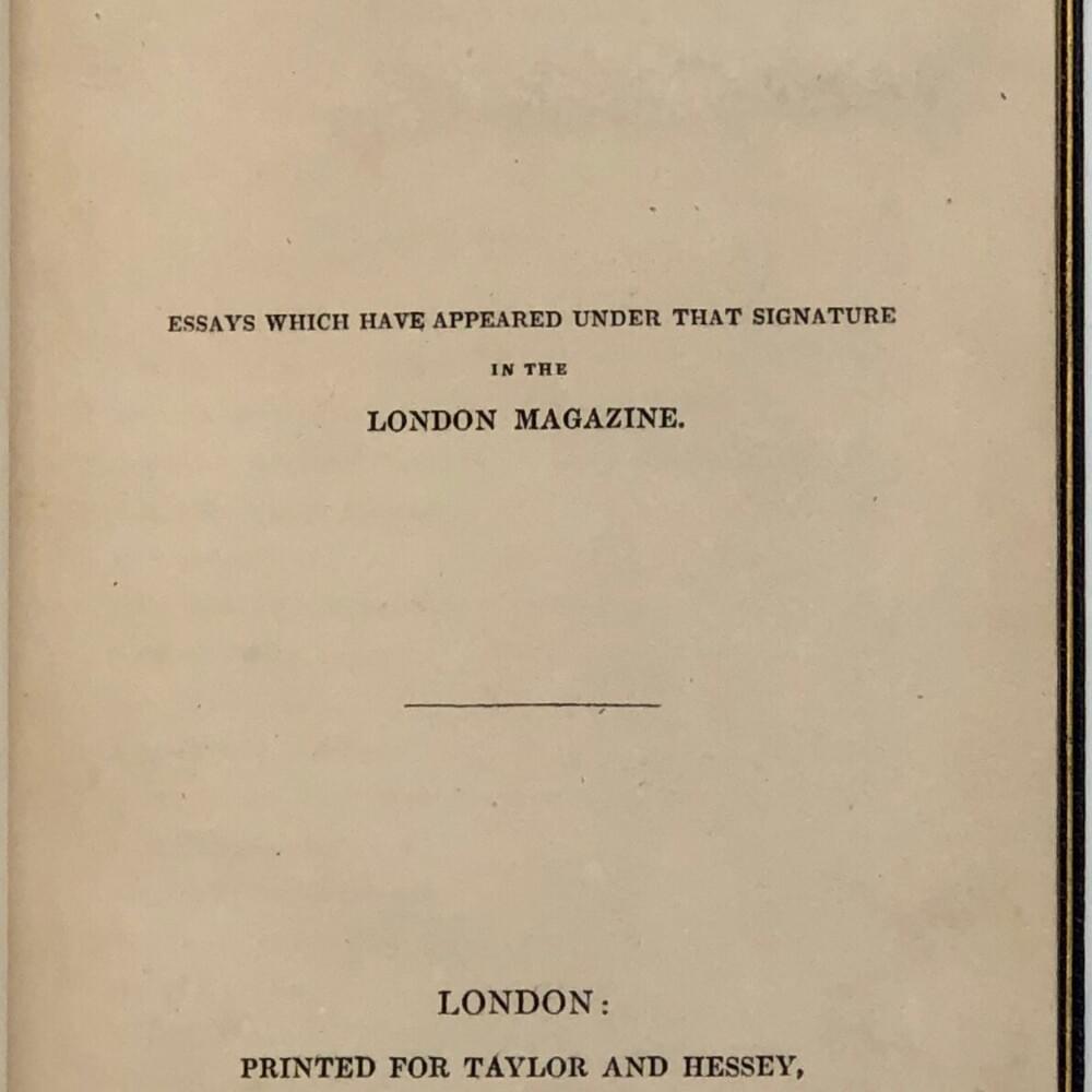 Essays of Elia