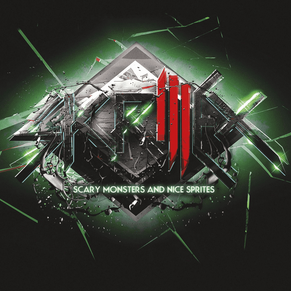 Album cover art for "Scary Monsters and Nice Sprites" by Skrillex
