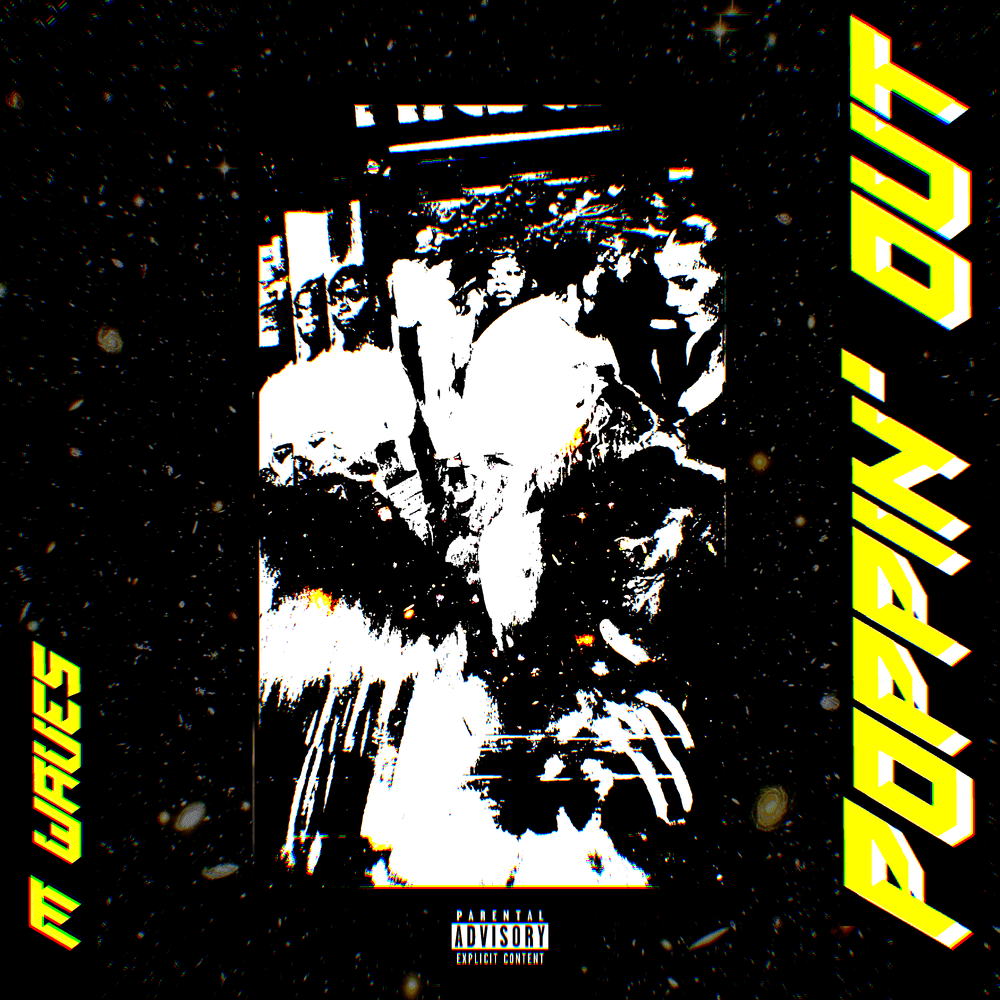 Album cover art for "Poppin' Out" by M Waves