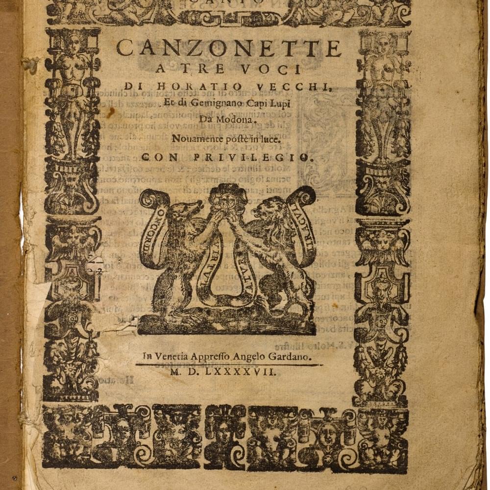 Canzonette a tre voci