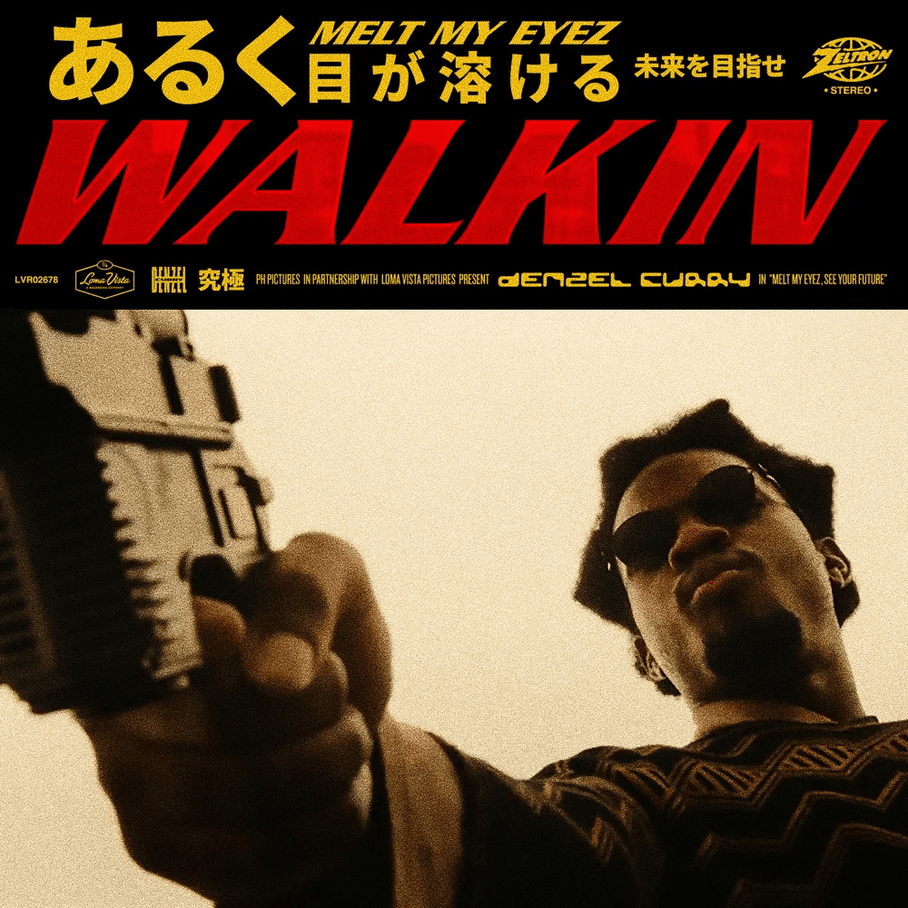 Album cover art for "Walkin" by Denzel Curry