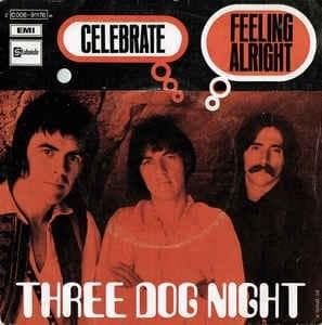 Album cover art for "Celebrate" by Three Dog Night