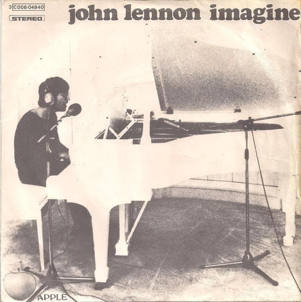 Album cover art for "Imagine" by John Lennon