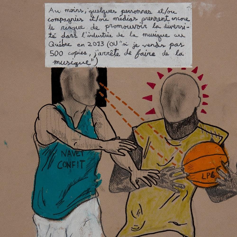 LP6 - AU MOINS, QUELQUES PERSONNES ET​/​OU COMPAGNIES ET​/​OU MÉDIAS PRENNENT ENCORE LE RISQUE DE PROMOUVOIR LA DIVERSITÉ DANS L’INDUSTRIE DE LA MUSIQUE AU QUÉBEC EN 2013 (OU ”SI JE VENDS PAS PLUS QUE 500 COPIES J’ARRÊTE DE FAIRE DE LA MUSIQUE”)