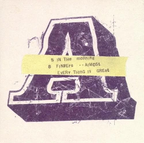 Album cover art for "Almost Everything Is Great" by A (The Band)