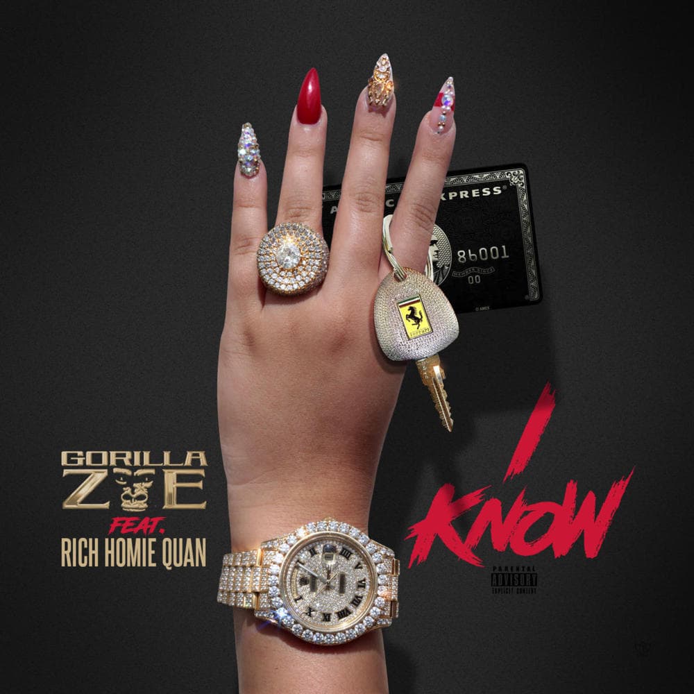 Album cover art for "I Know" by Gorilla Zoe