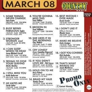  Promo Only Country Radio: March 2008