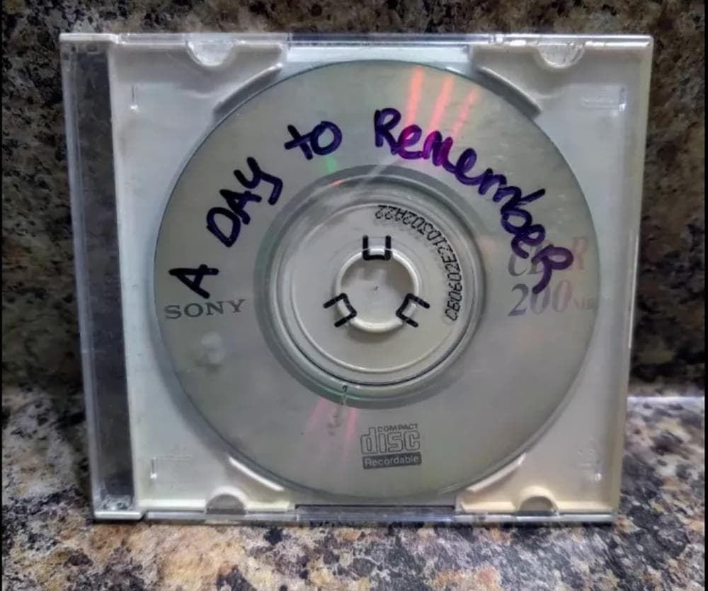 Album cover art for "A Name In The Sand" by A Day to Remember