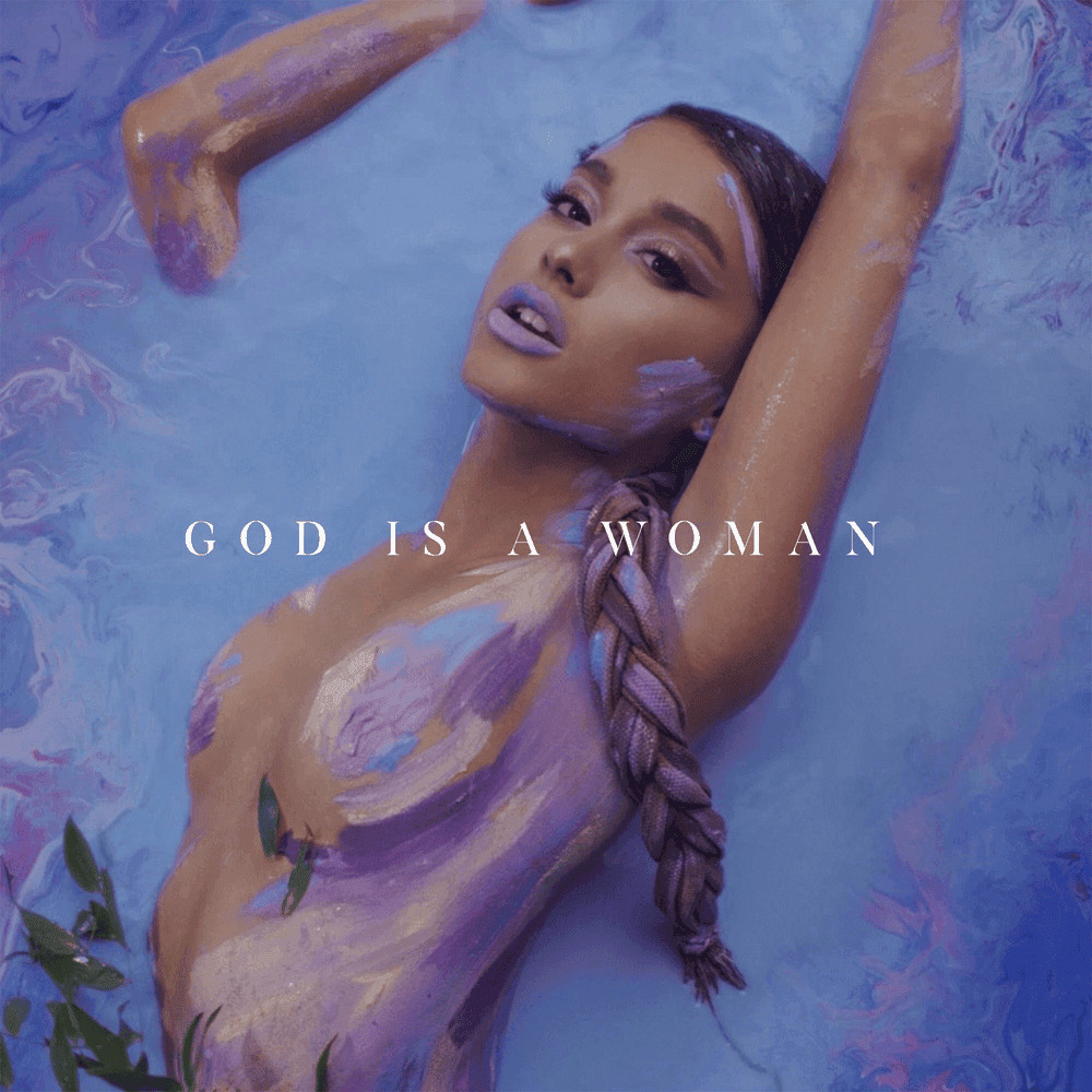 Album cover art for "God is a woman" by Ariana Grande