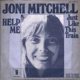 Album cover art for "Help Me" by Joni Mitchell