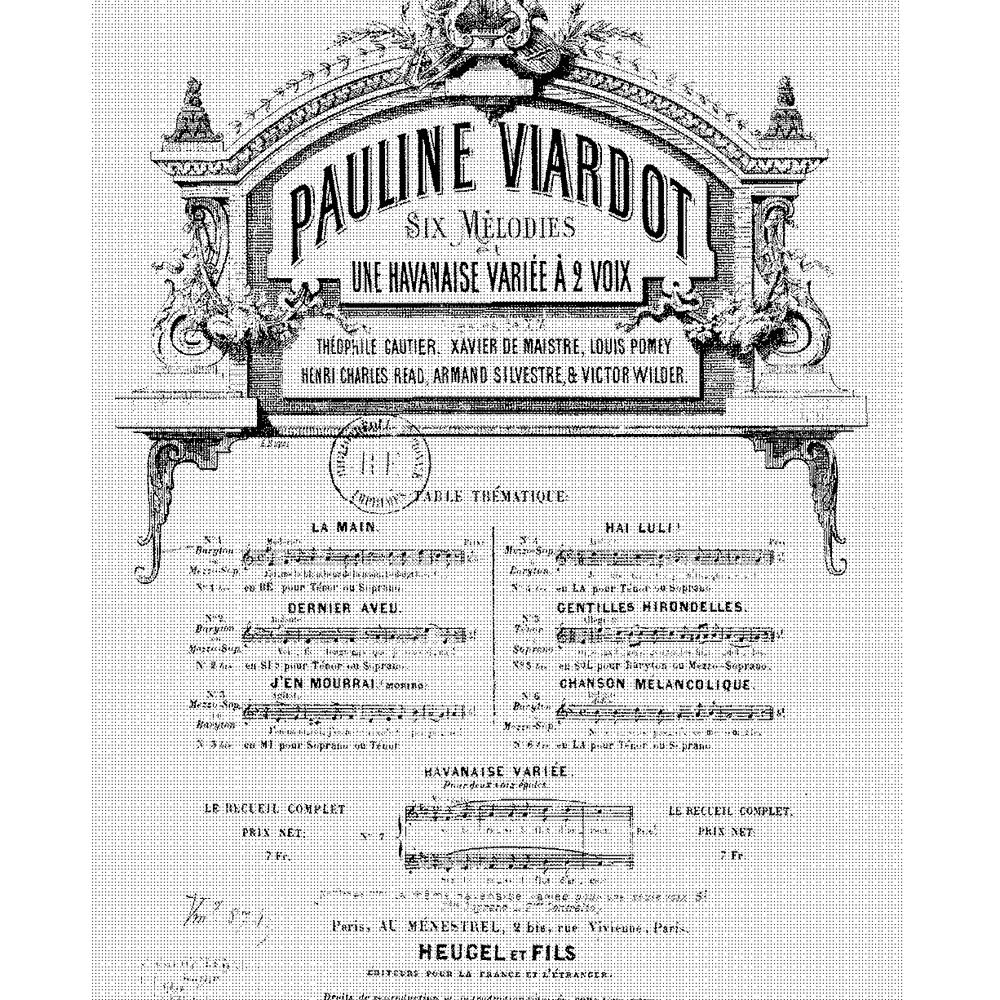 Six mélodies et une Havanaise