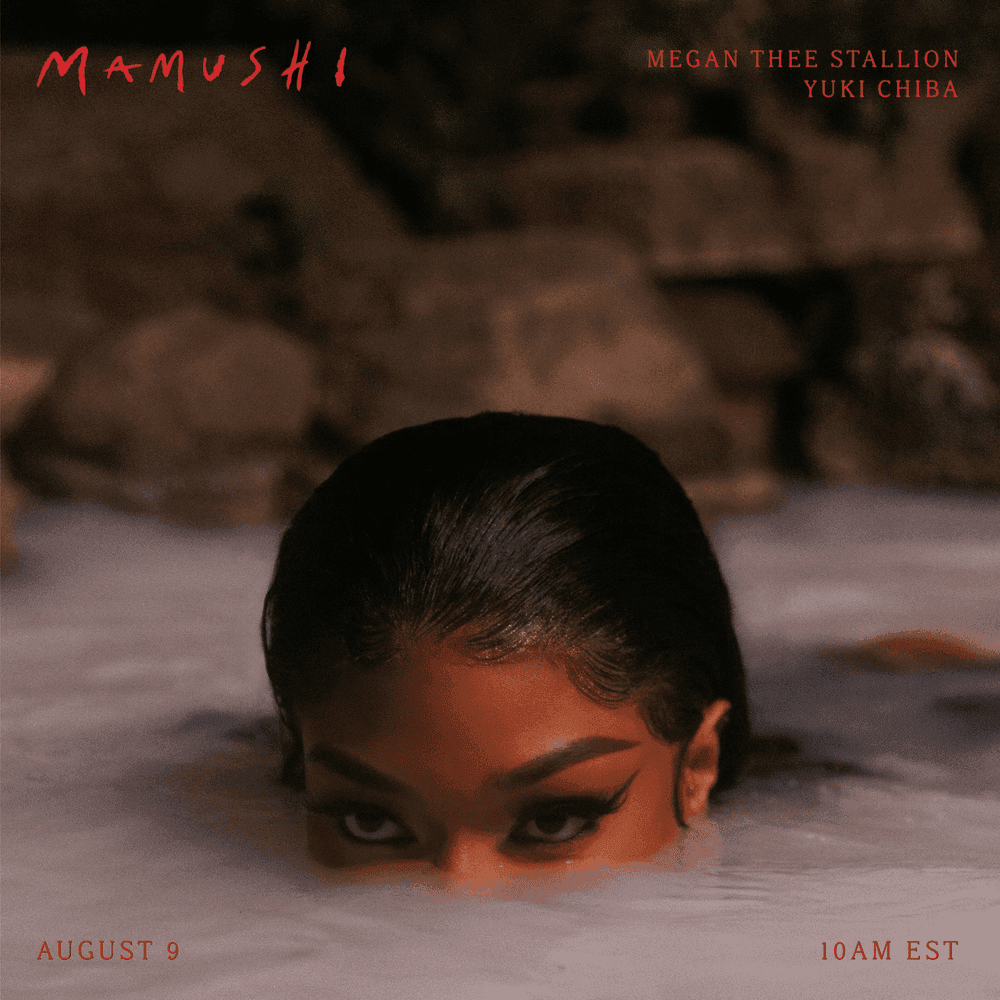 Album cover art for "Mamushi" by Megan Thee Stallion & 千葉雄喜 (Yuki Chiba)