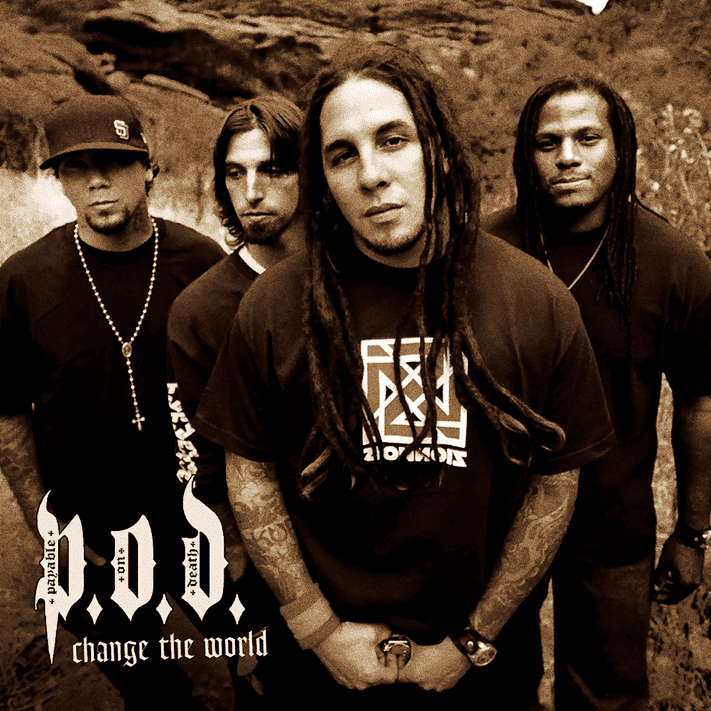 Album cover art for "Change the World" by P.O.D.