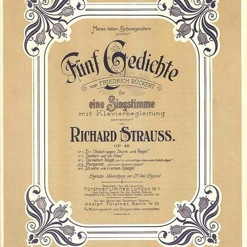 5 Gedichte, Op. 46