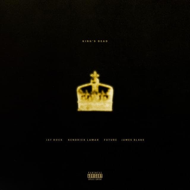 Album cover art for "King’s Dead" by Kendrick Lamar
