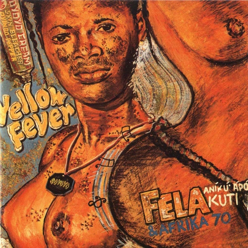 Album cover art for "Yellow Fever" by Fela Kuti
