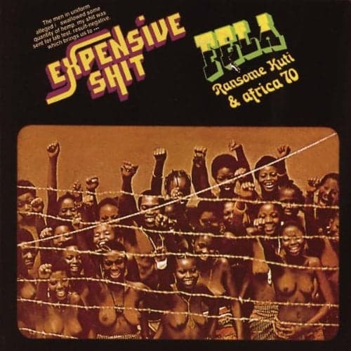 Album cover art for "Expensive Shit" by Fela Kuti