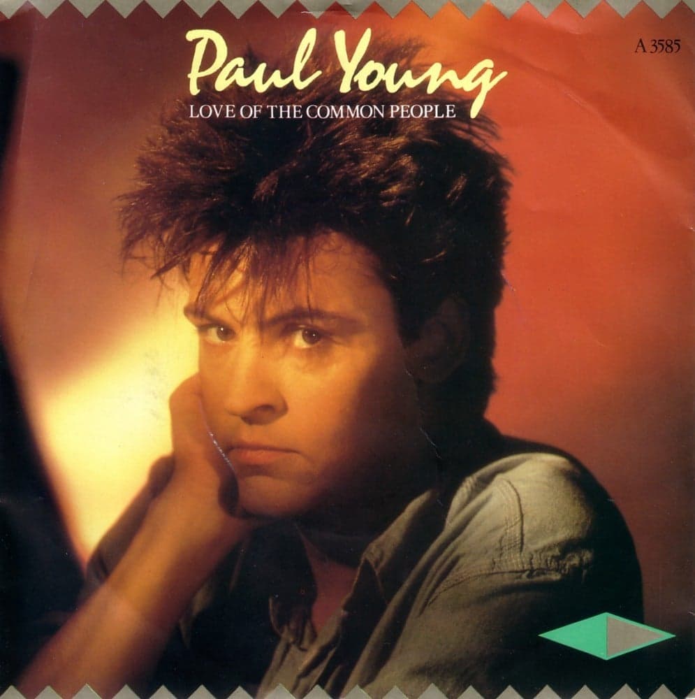 Album cover art for "Love of the Common People" by Paul Young