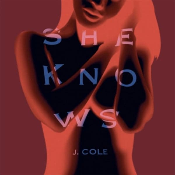 Album cover art for "She Knows" by J. Cole & Amber Coffman