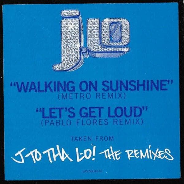 Album cover art for "Walking on Sunshine (Metro Remix)" by Jennifer Lopez