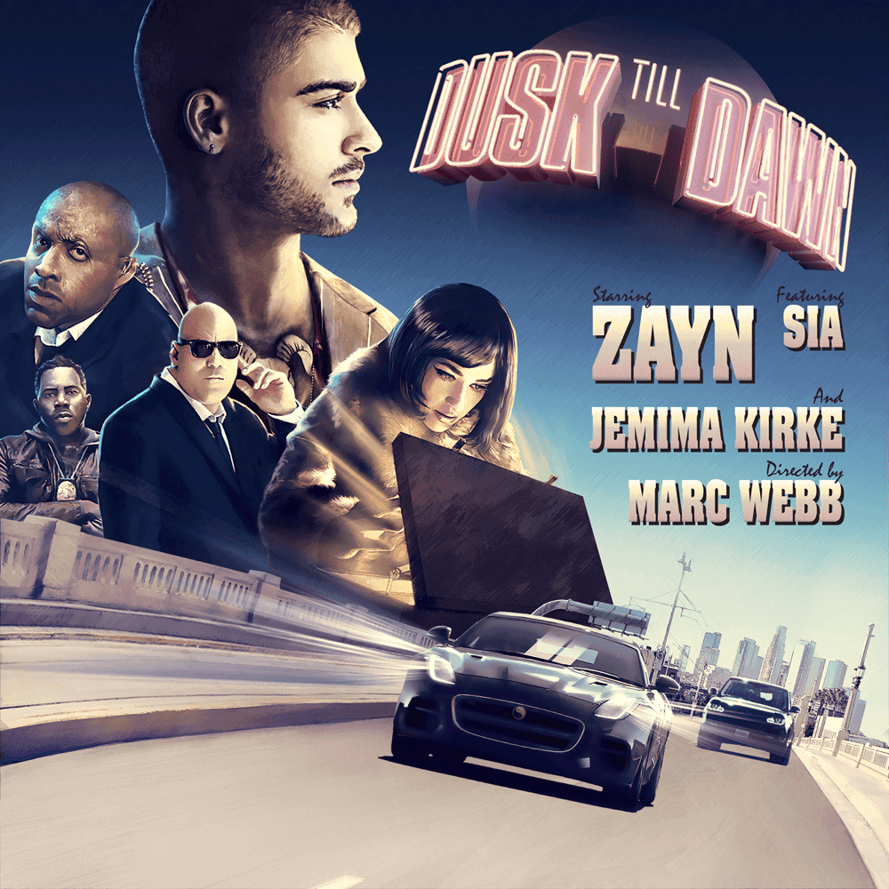Album cover art for "Dusk Till Dawn" by ZAYN & Sia