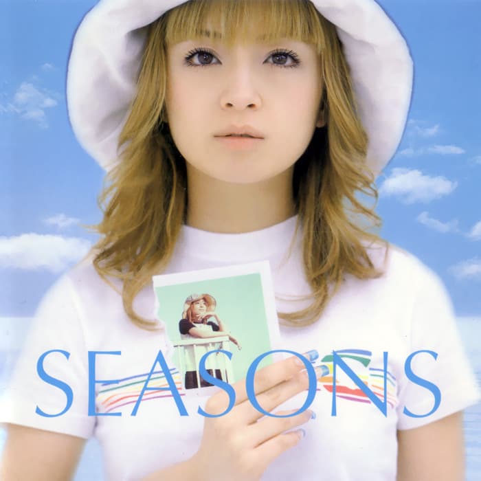 Album cover art for "SEASONS" by 浜崎あゆみ (Ayumi Hamasaki)