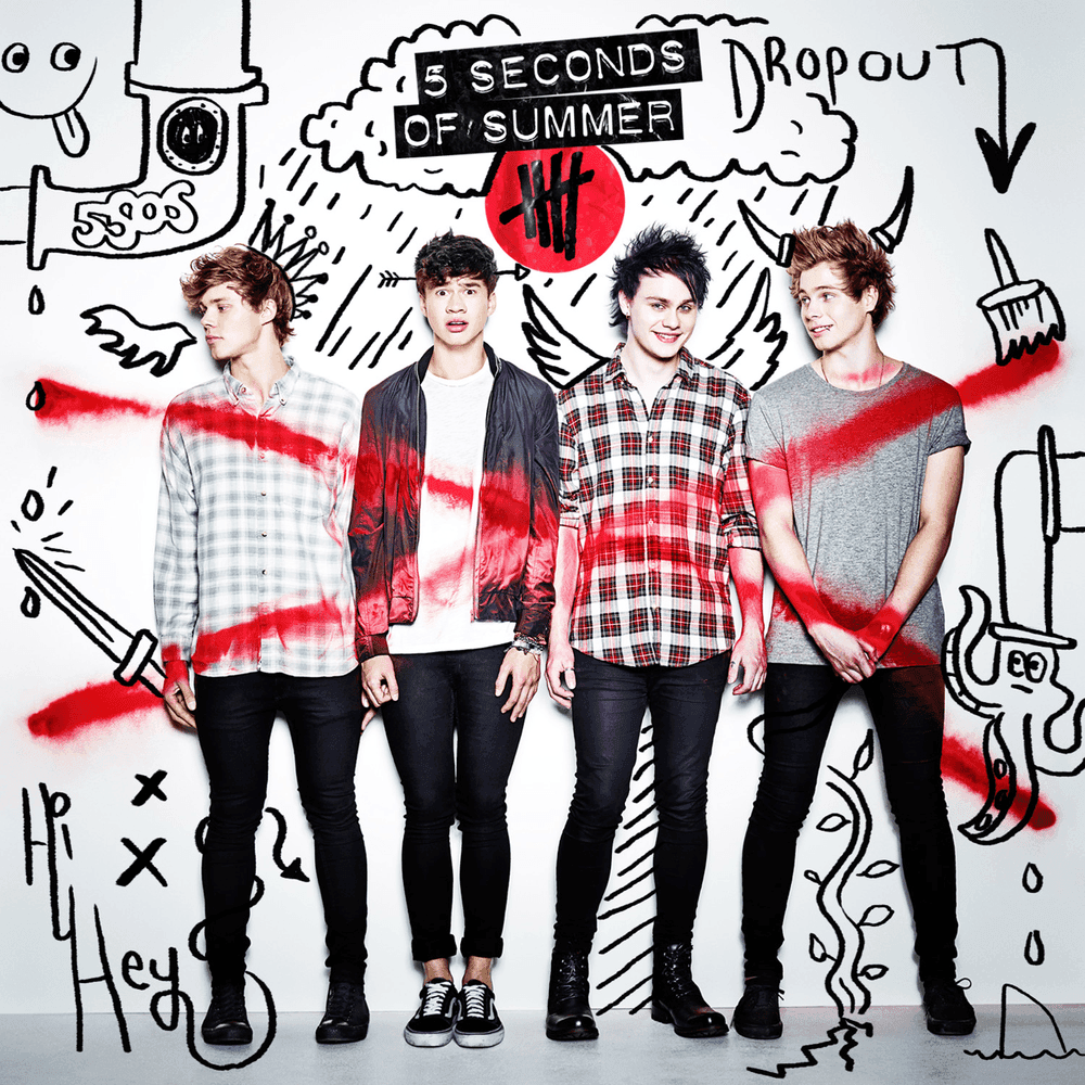 Album cover art for "English Love Affair" by 5 Seconds of Summer