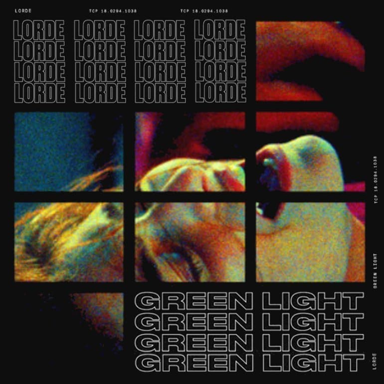 Album cover art for "Green Light" by Lorde