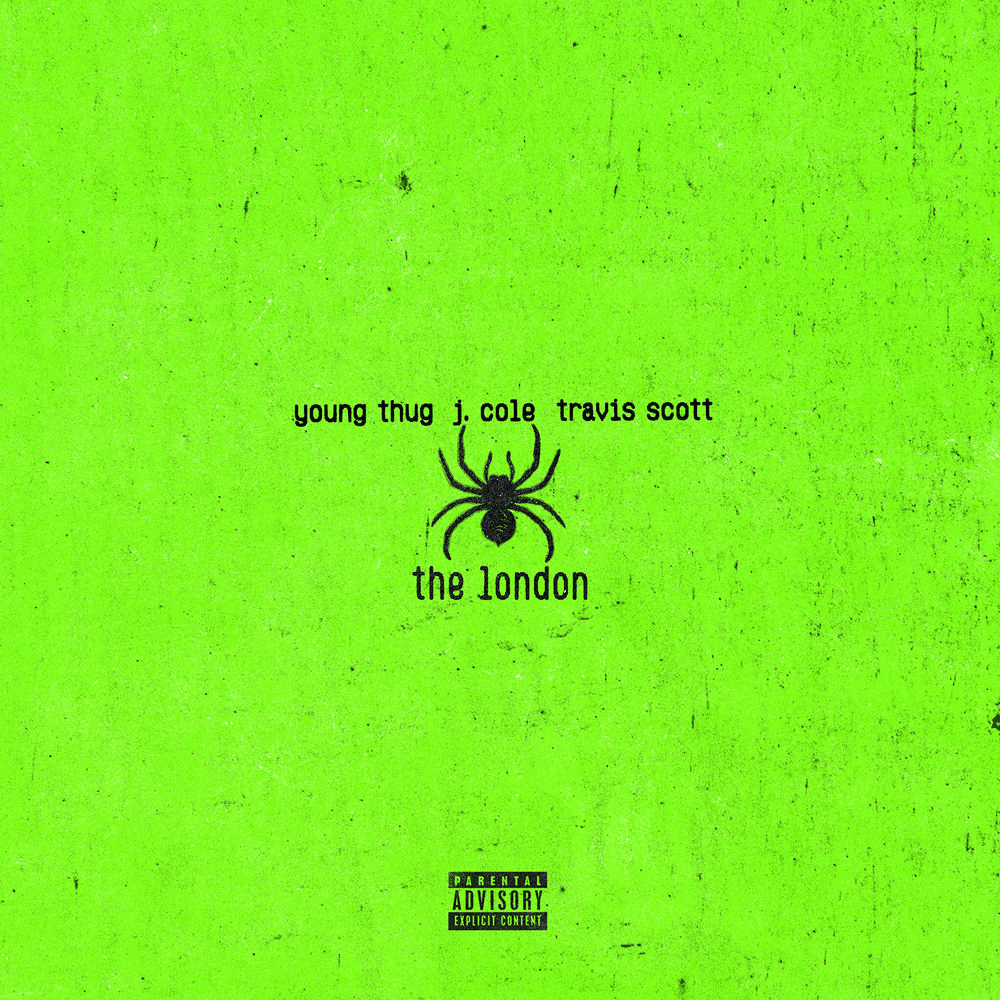 Album cover art for "The London" by Young Thug & J. Cole & Travis Scott