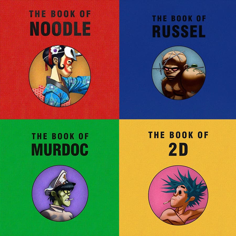 The Book of Gorillaz cover artwork - Click to view larger Cover image for The Book of Gorillaz