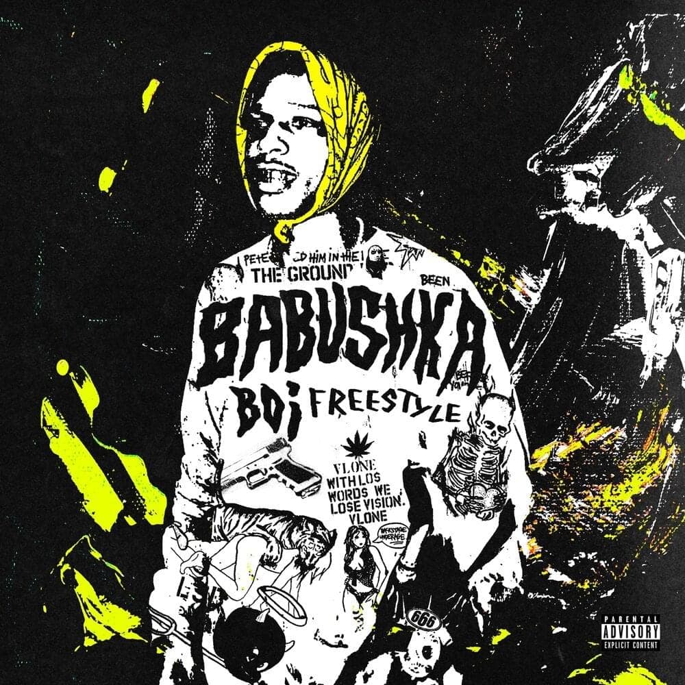 Album cover art for "Babushka Boi (Freestyle)" by Yung Drug