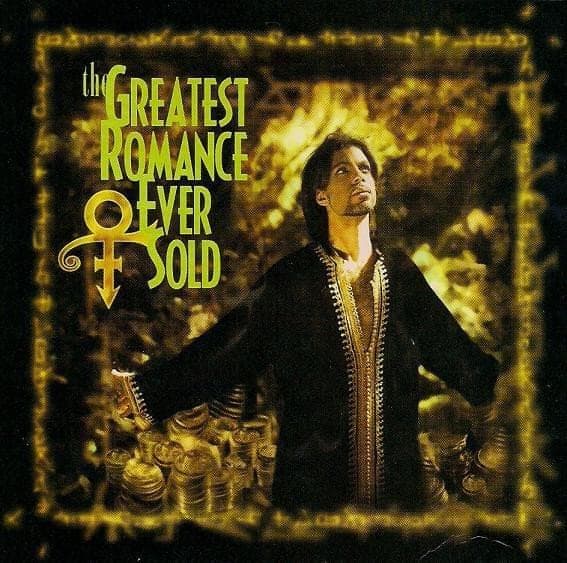 Album cover art for "The Greatest Romance Ever Sold" by Prince