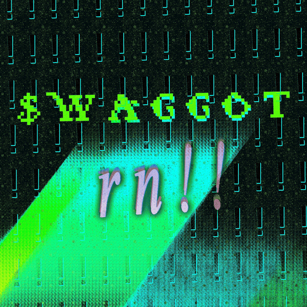 Album cover art for "rn" by $WAGGOT