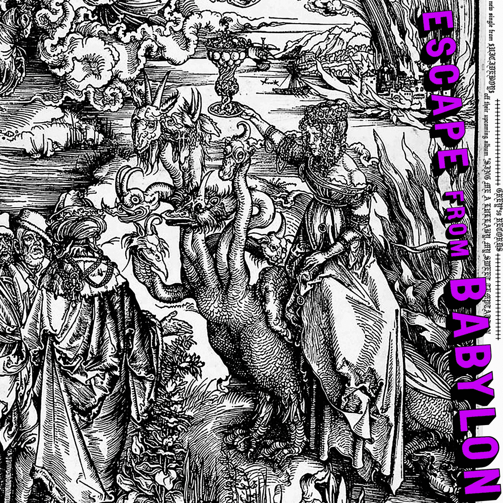 Album cover art for "Escape from BABYLON" by $uicideboy$