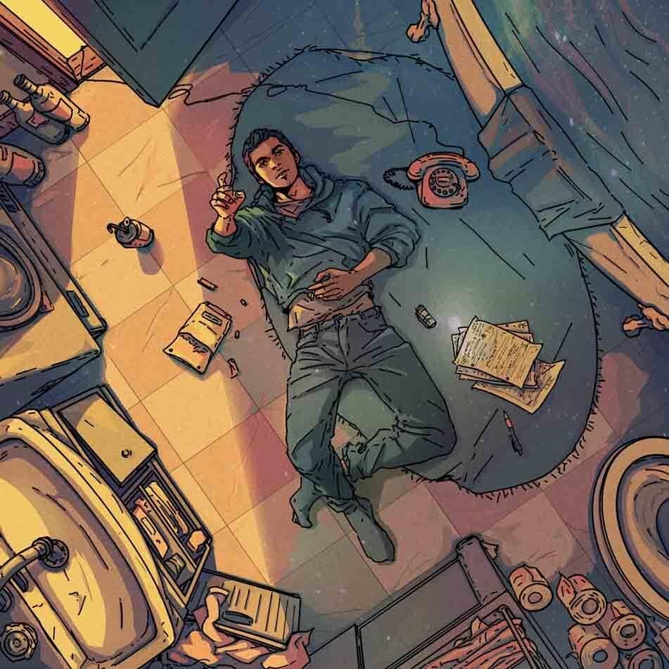 Album cover art for "God's Bathroom Floor" by Atmosphere