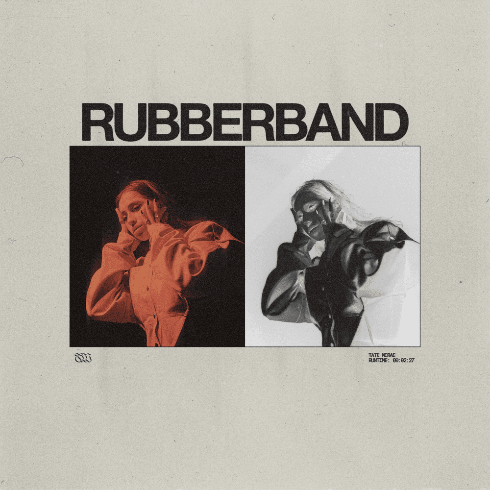 Album cover art for "rubberband" by Tate McRae