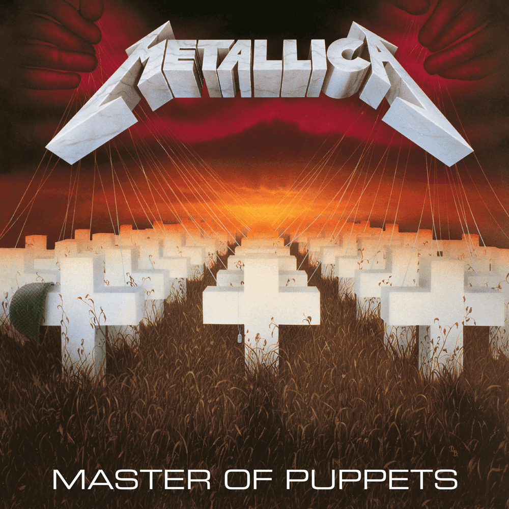 Album cover art for "Master of Puppets" by Metallica