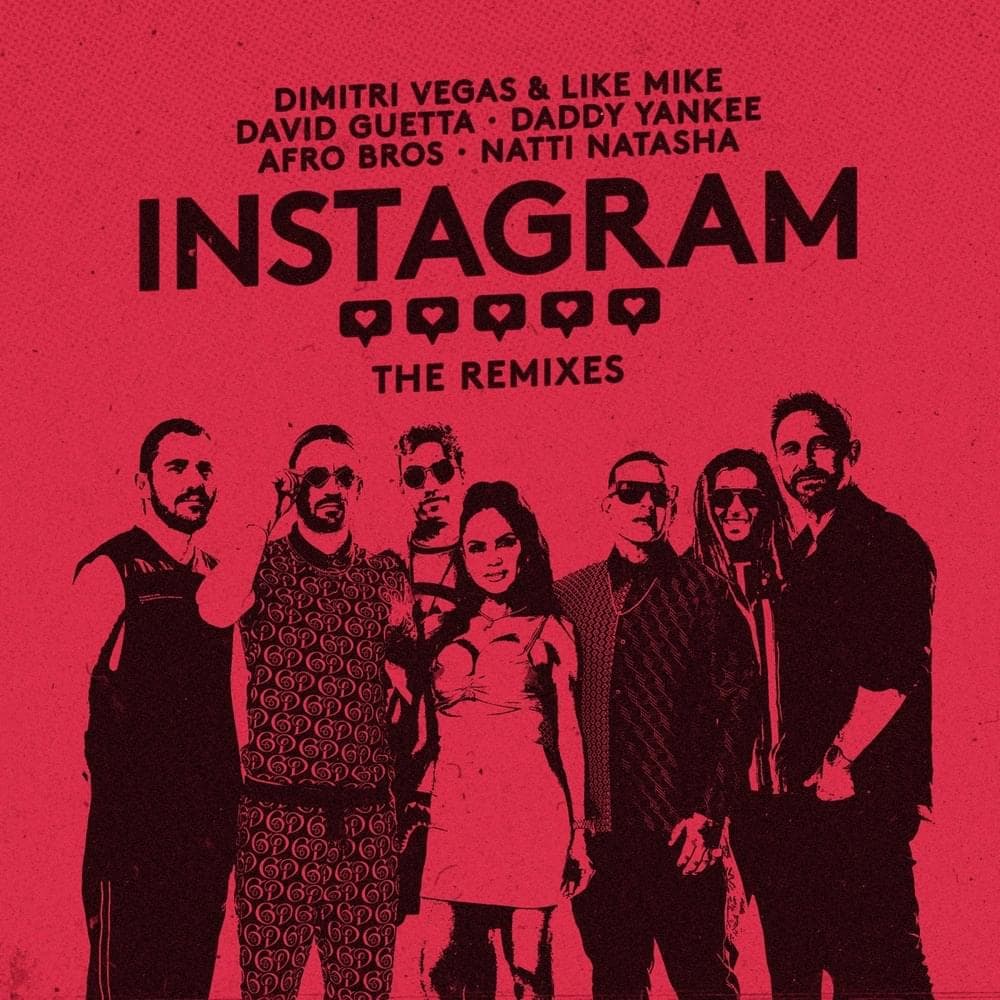 Album cover art for "Instagram (MANDY Remix)" by Daddy Yankee & Afro Bros & NATTI NATASHA