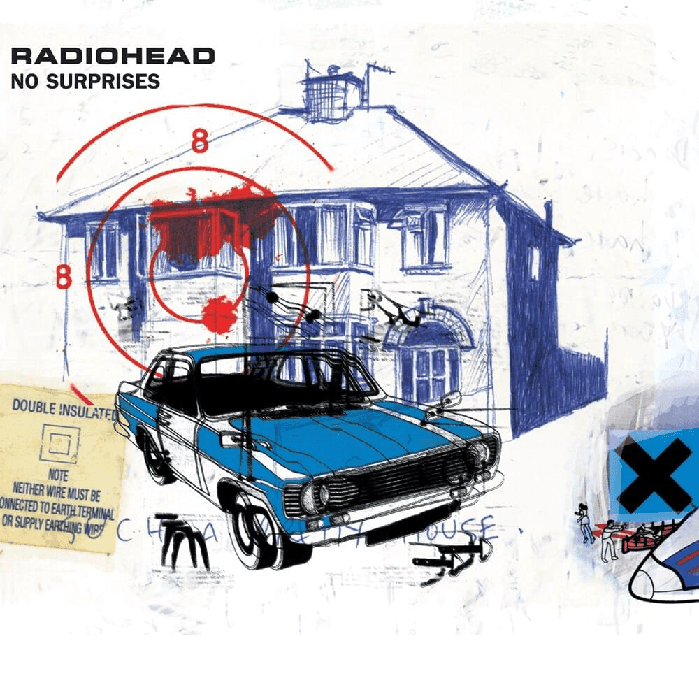 Album cover art for "No Surprises" by Radiohead