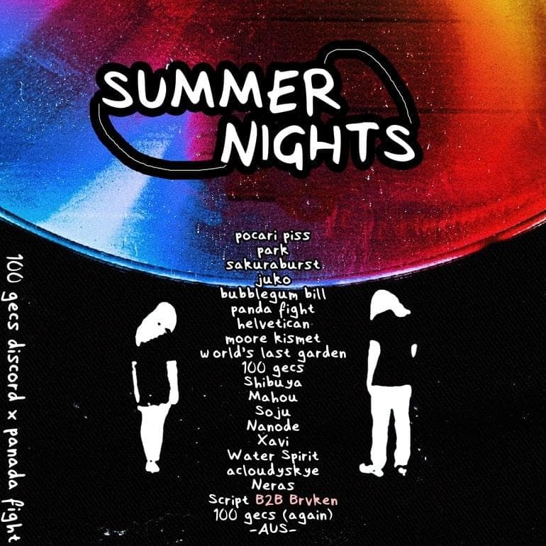 Album cover art for "Intro of Darkness" by 100 gecs & Tobuscus