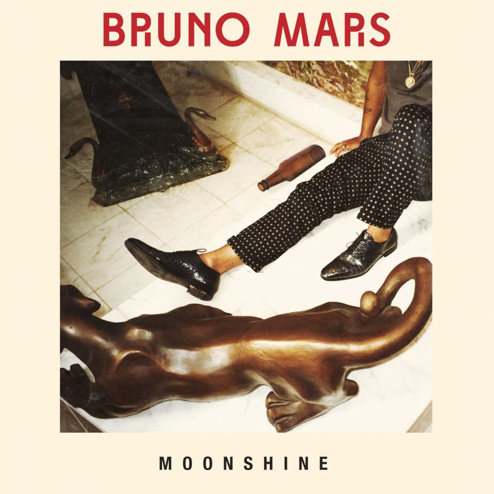 Album cover art for "Moonshine" by Bruno Mars