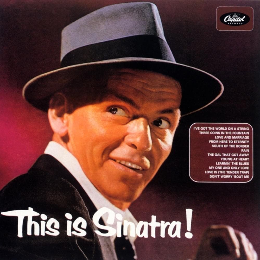 Album cover art for "Don't Worry 'bout Me" by Frank Sinatra