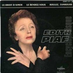 Album cover art for "Le rendez-vous" by Édith Piaf